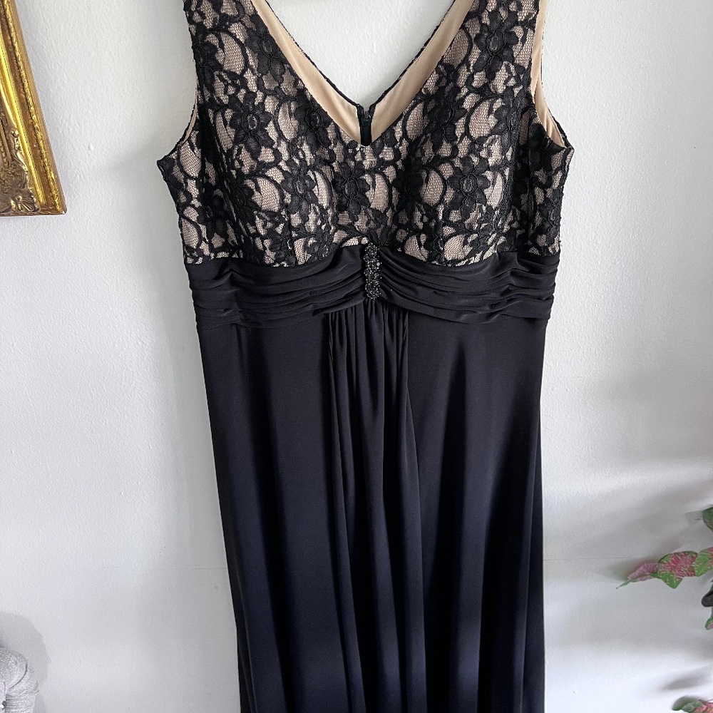 Black evening dress